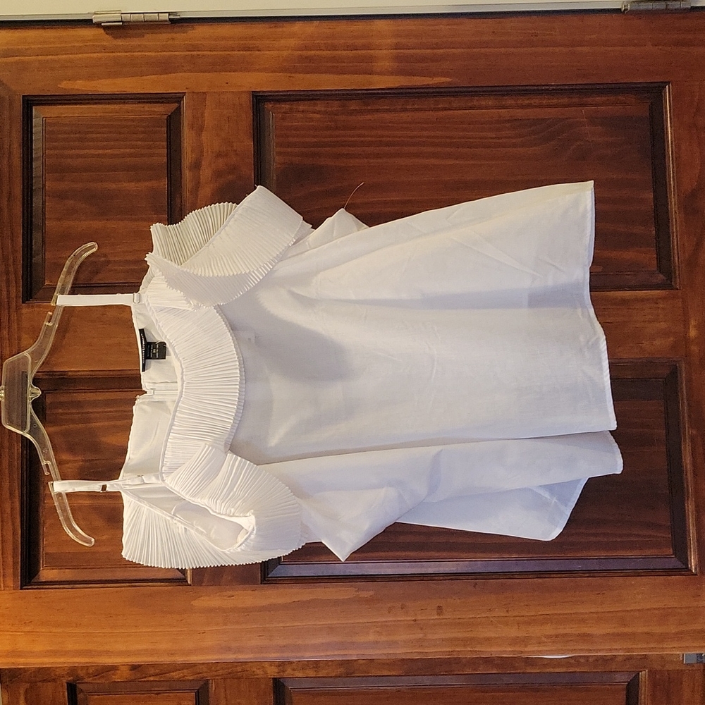 Off the shoulder white blouse